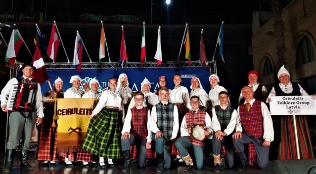 Starptautiskais folkloras festivāls Maltā 2019